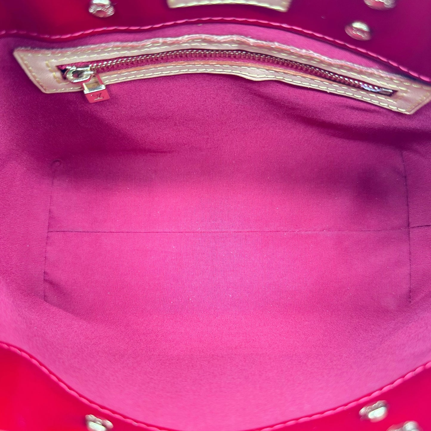 Louis Vuitton Red Vernis Mini Tote Bag