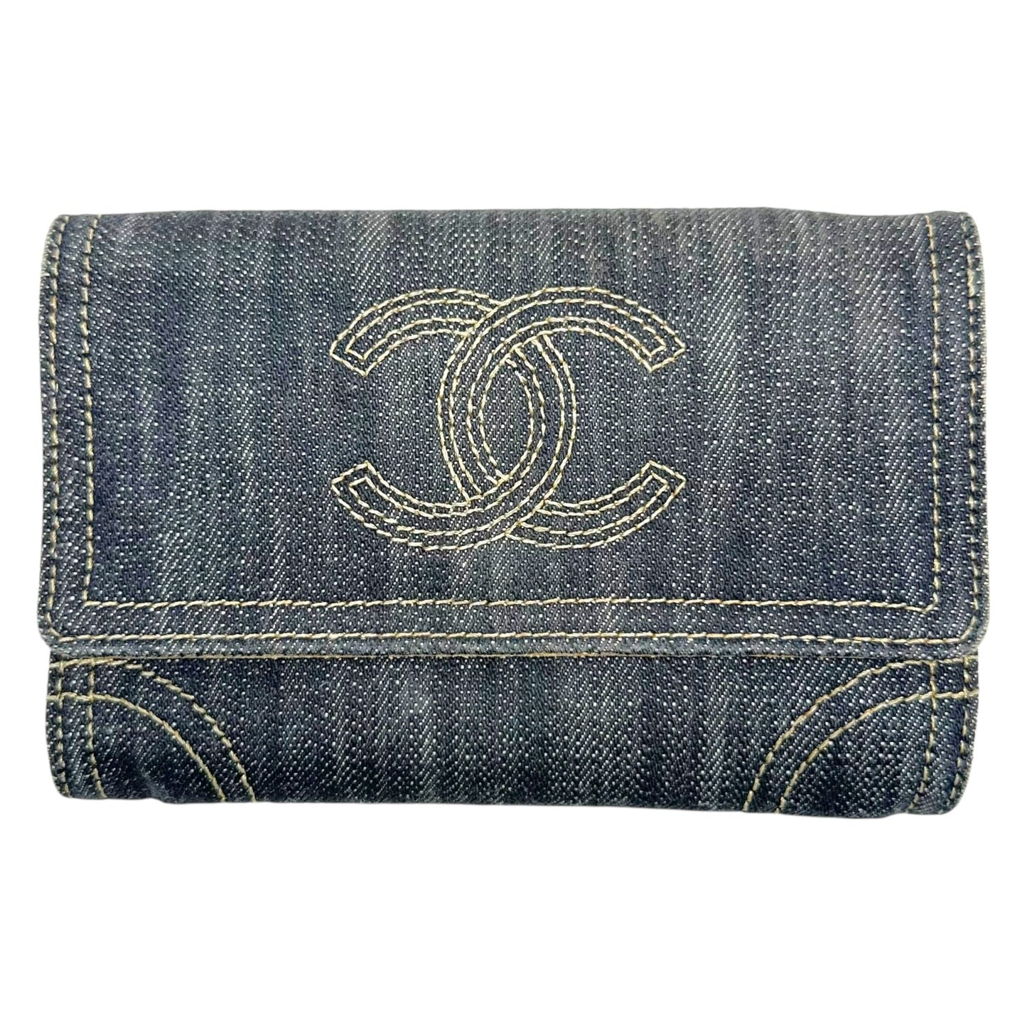 Chanel Denim Logo Wallet