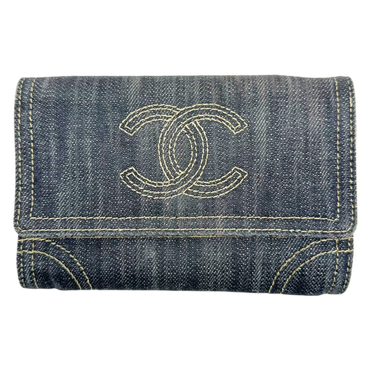 Chanel Denim Logo Wallet