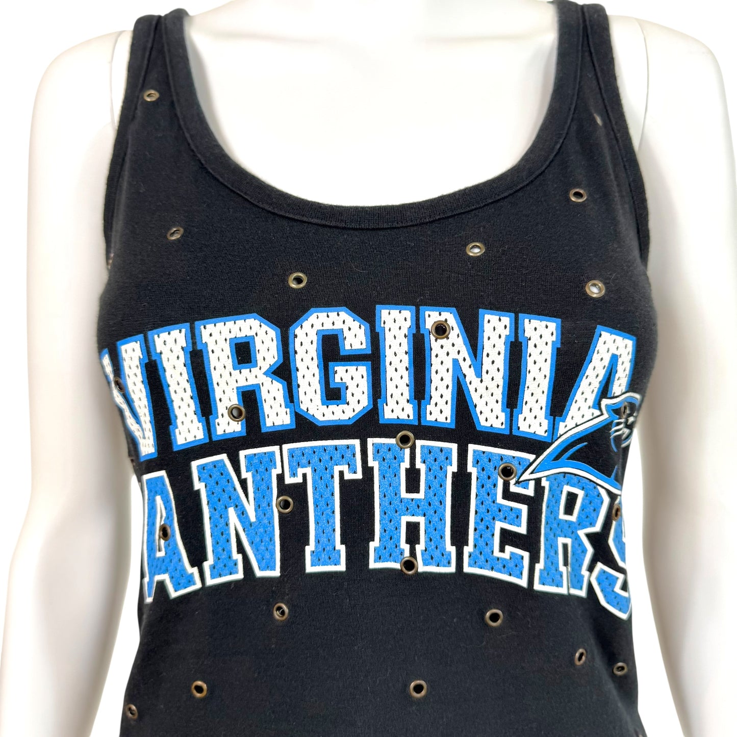 D&G Dolce & Gabbana F/W 2001 'Virginia Panthers' Studded Graphic Tank