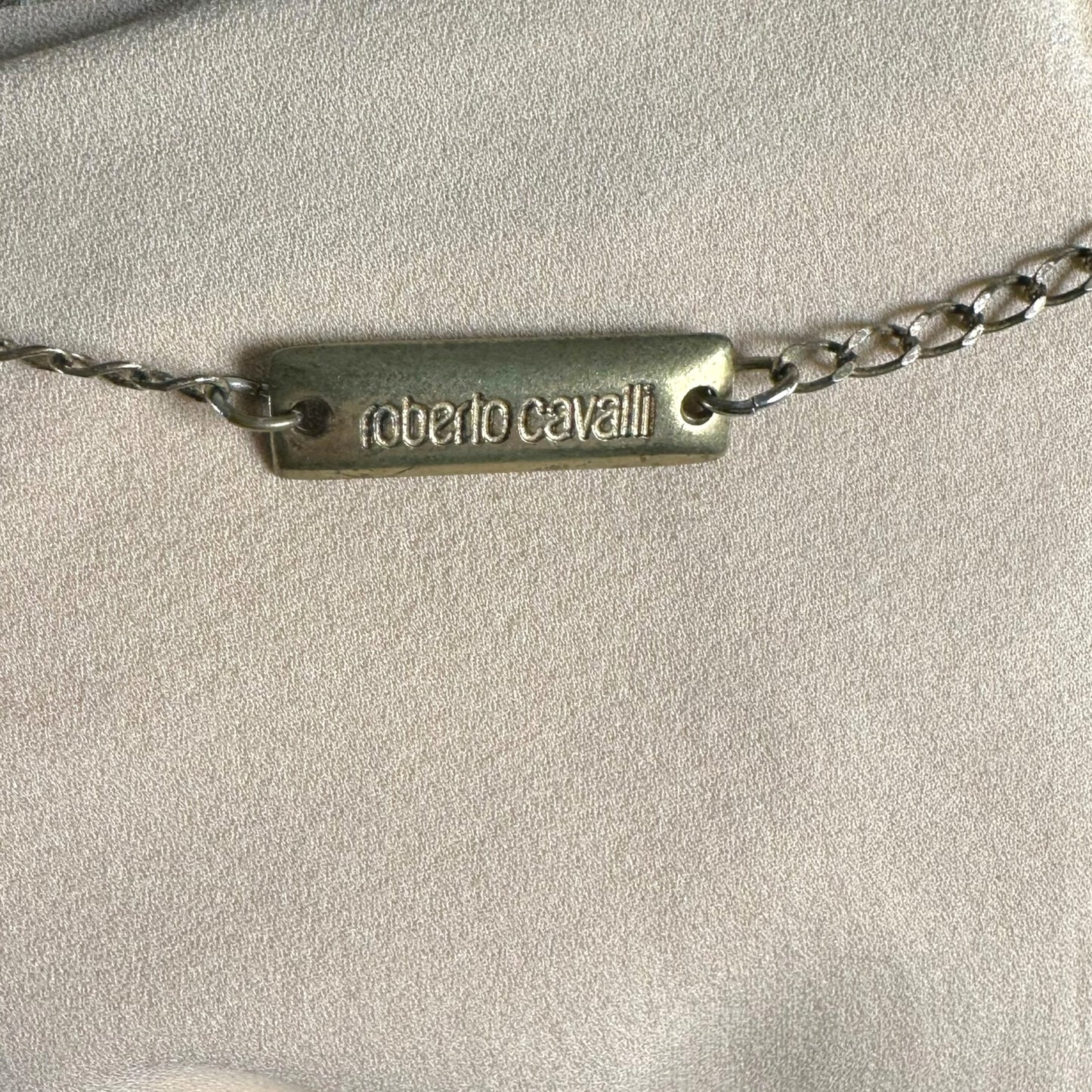 Roberto Cavalli Bronze Metallic Suede Midi Skirt