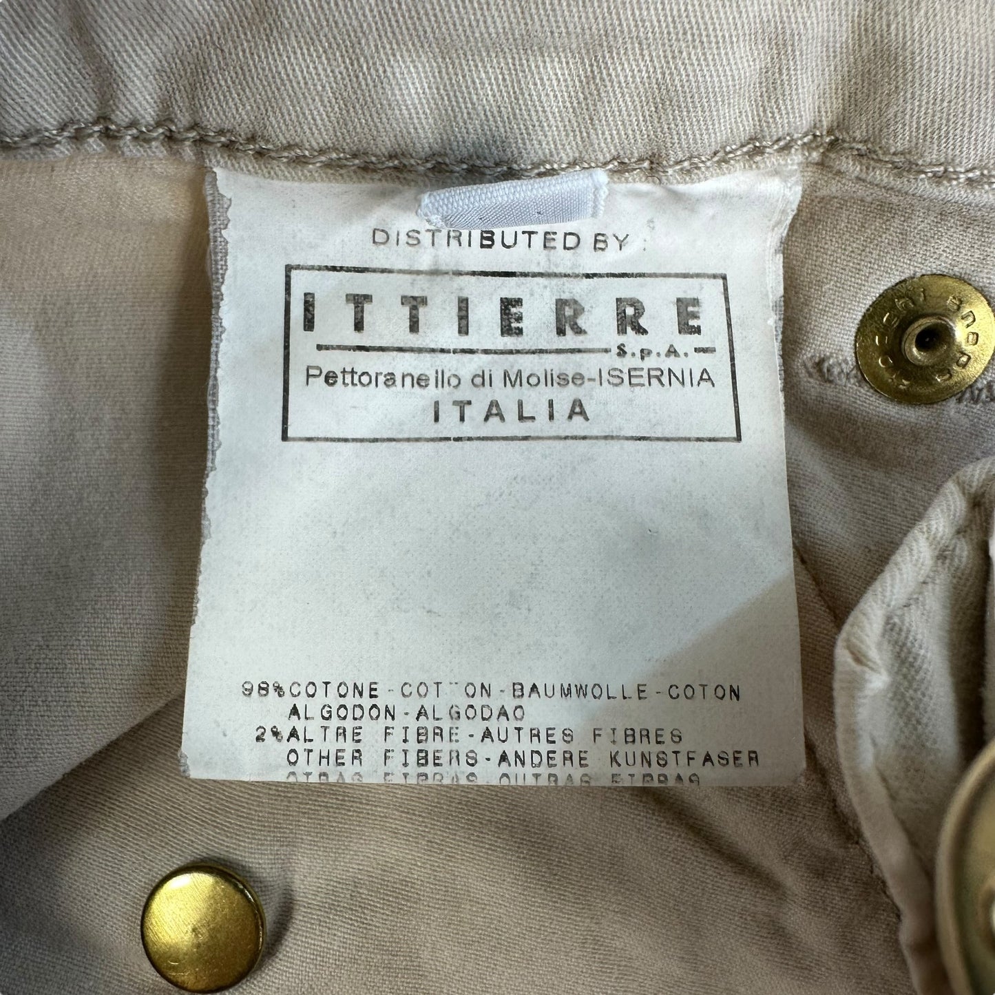 D&G Dolce & Gabbana Khaki Mini Shorts
