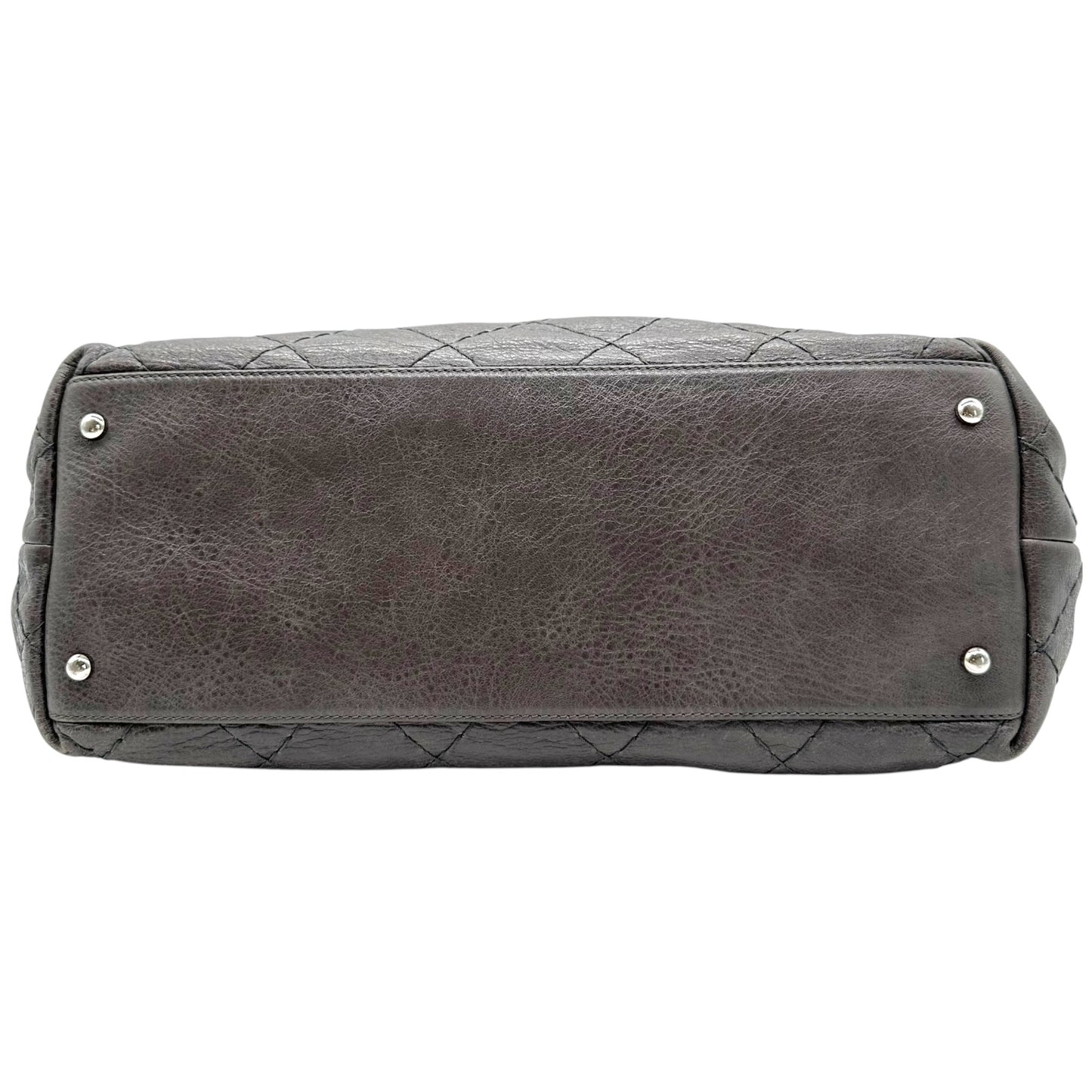 Chanel On the Road Gray & Brown Leather Tote Bag - Outfit Repeater