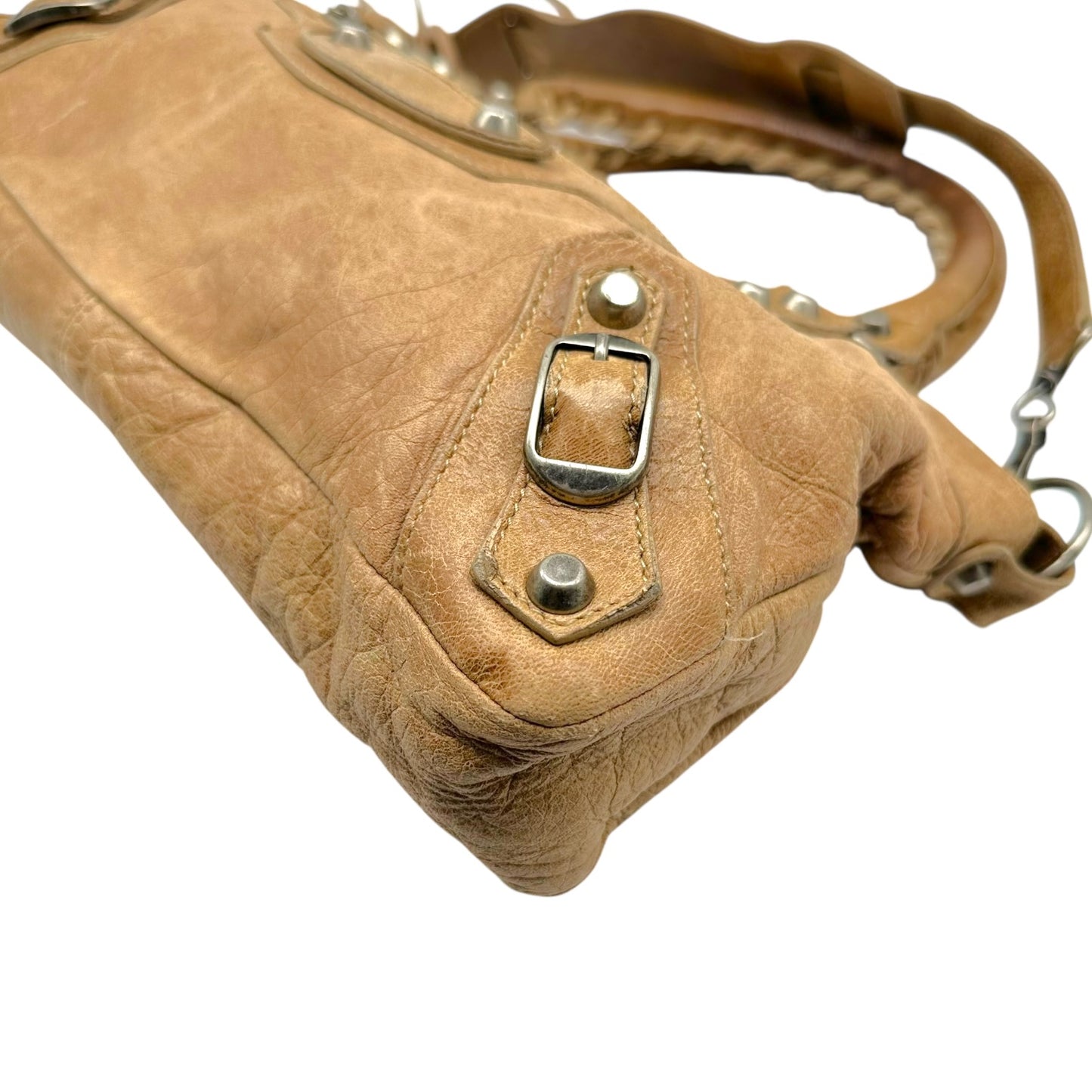 Balenciaga Brown Leather First City Bag