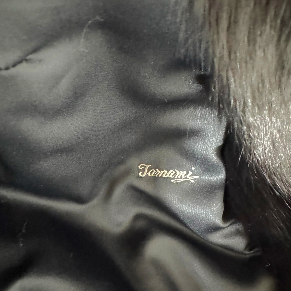 Rotiny Black Fox Fur Coat 1990s Vintage