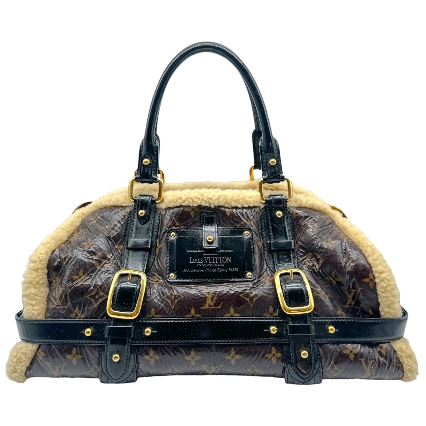 Louis Vuitton Shearling Monogram Storm Handbag
