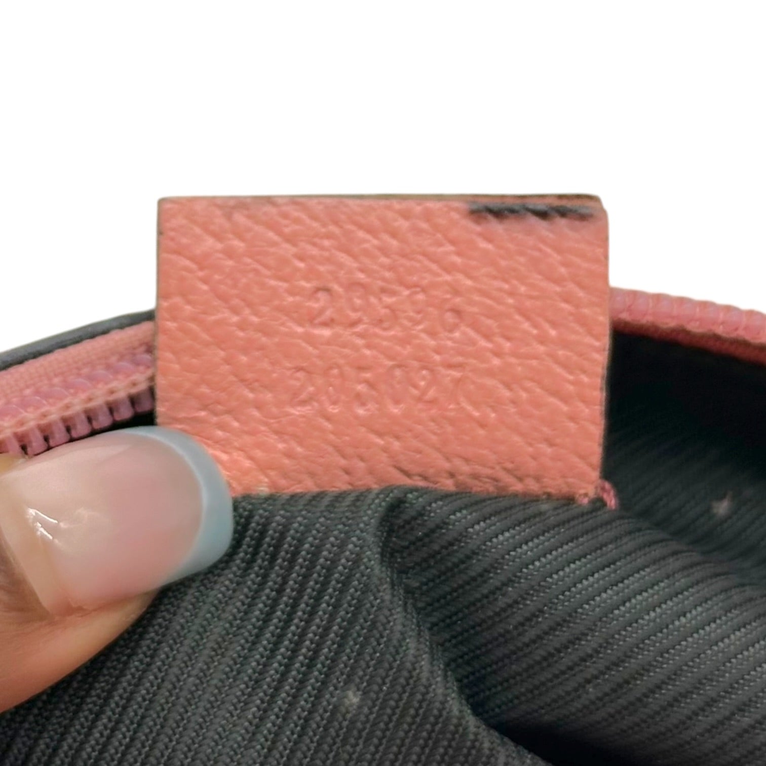 Gucci Small Cosmetic Pouch Pink Tan Monogram