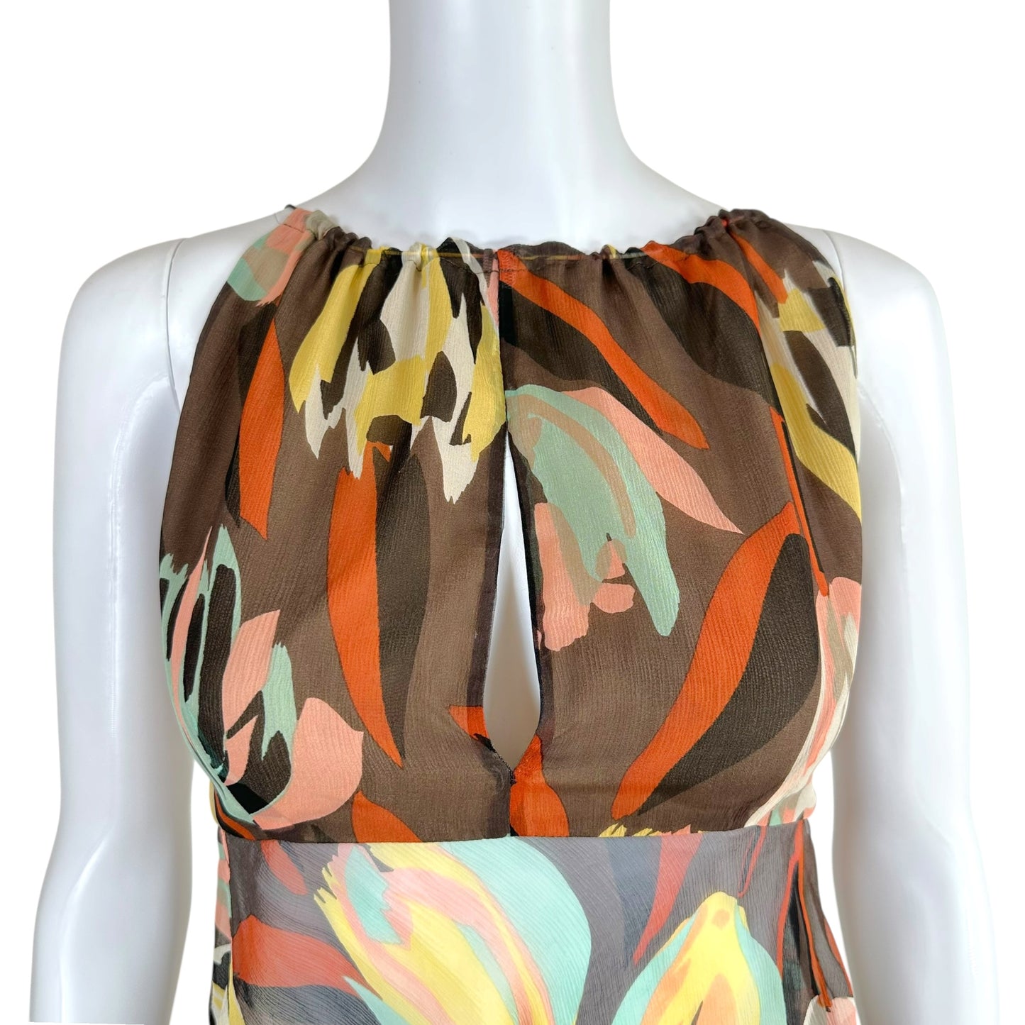 Missoni M Silk Multicolor Floral Top