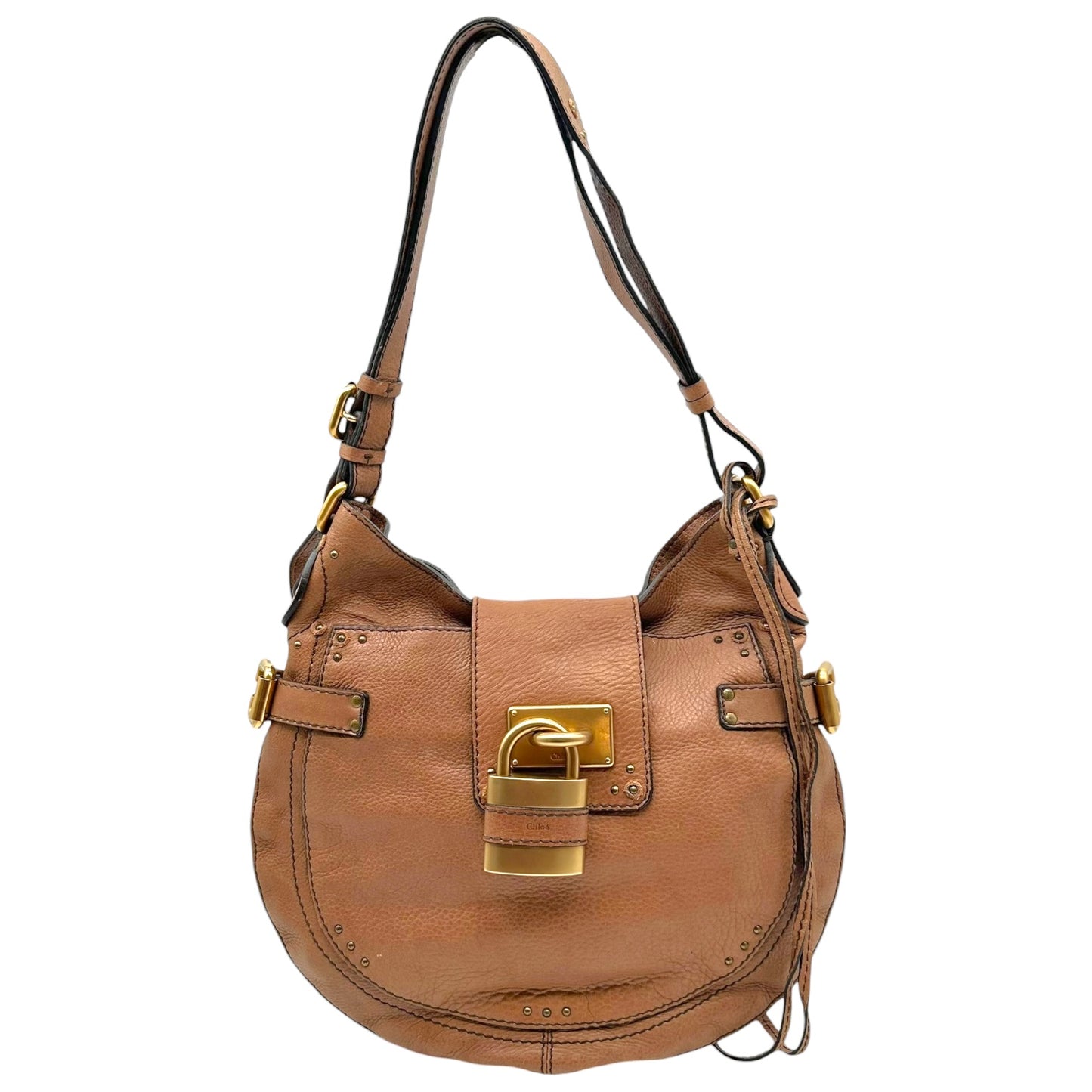 Chloé Brown Leather Paddington Hobo Bag