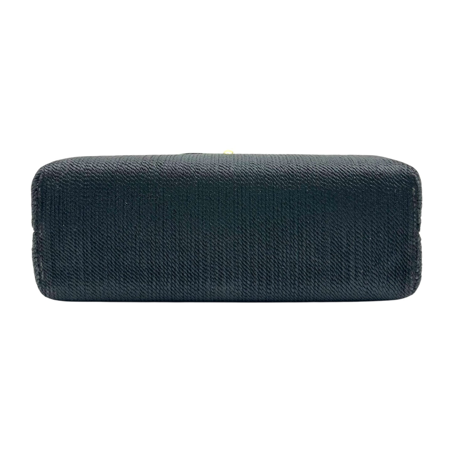 Chanel Black Woven Top Handle Kelly Bag 1997-99