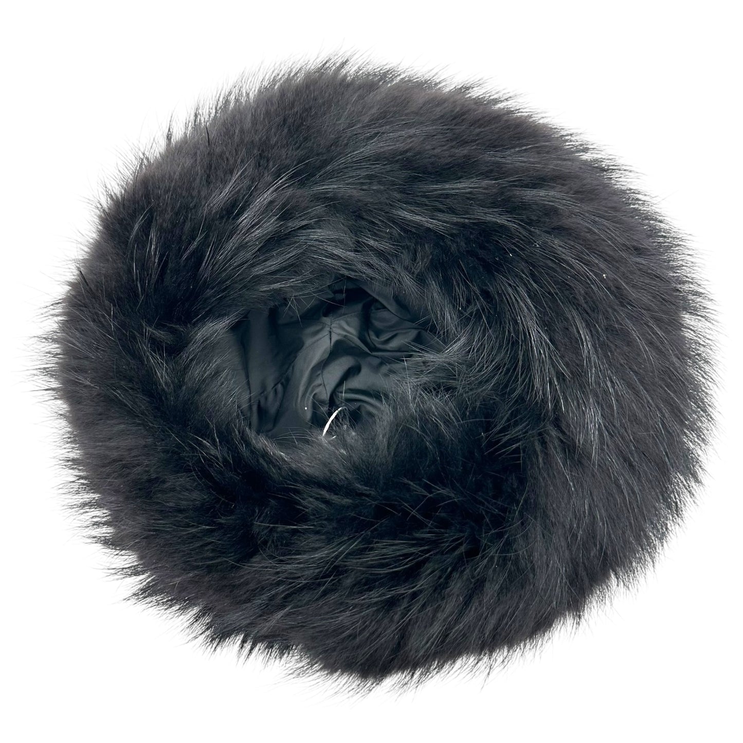 Prada Black Fox Fur Hat