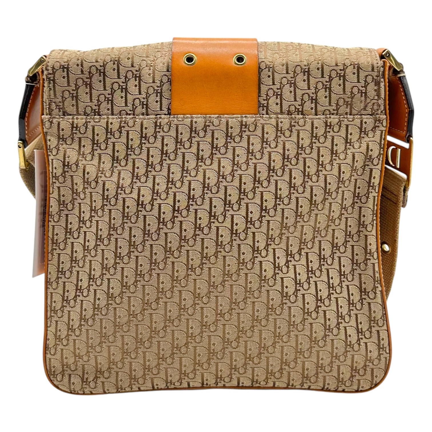 Christian Dior Crossbody Bag Tan Trotter Monogram