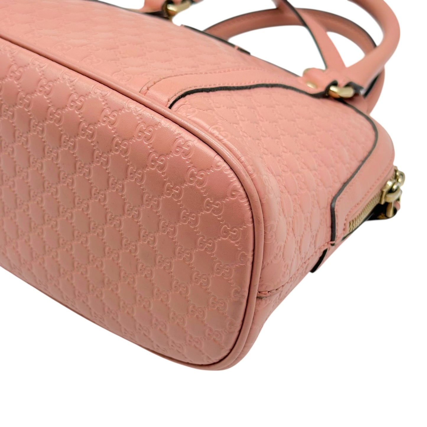 Gucci Pink Embossed Guccissima Monogram 2-Way Mini Bag