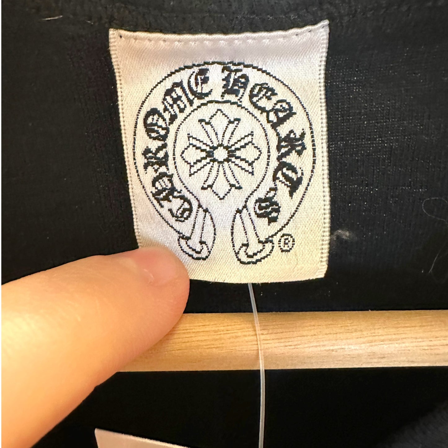 Chrome Hearts Black V-Neck Cross Graphic Tank Top