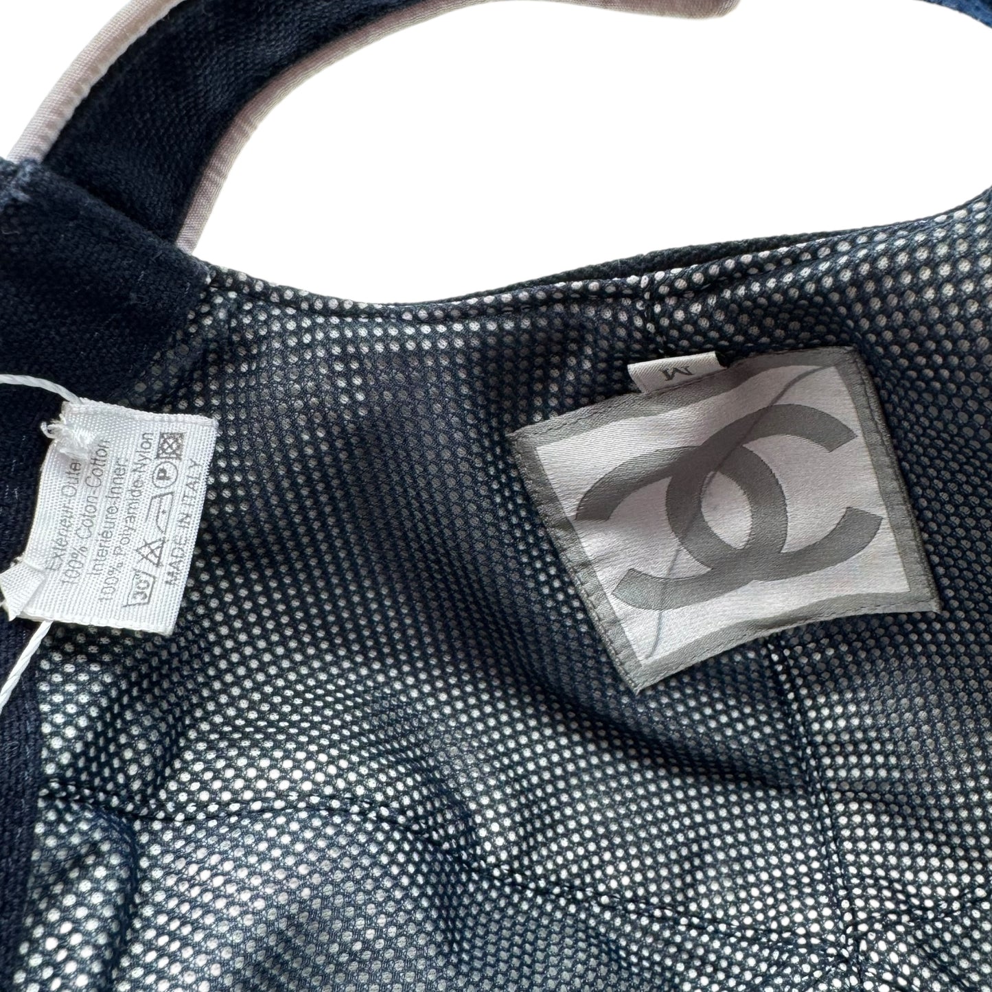 Chanel Sport Navy Blue & Red Baseball Cap - Outfit Repeater