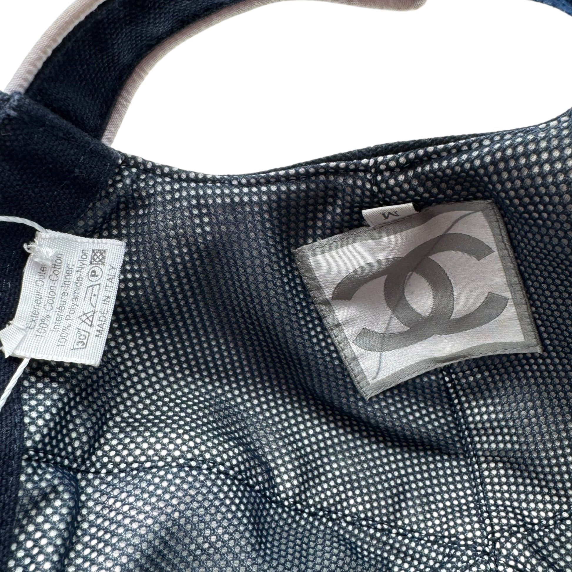 Chanel Sport Navy Blue & Red Baseball Cap - Outfit Repeater