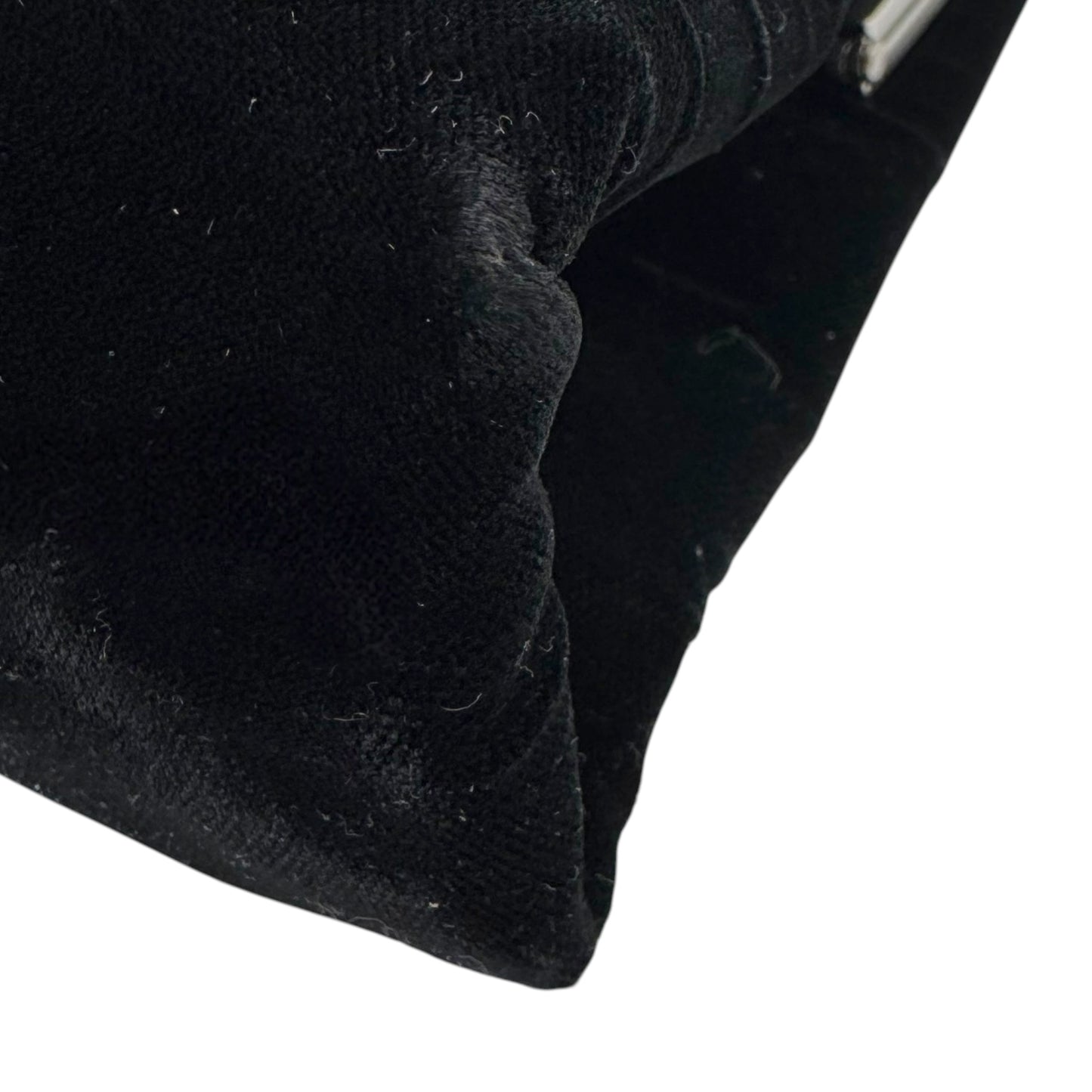 Yves Saint Laurent by Tom Ford Black Velvet Mombasa Top Handle Evening Bag RARE