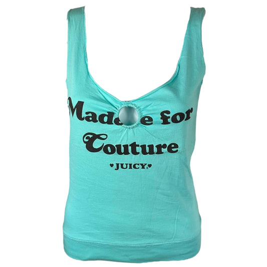Juicy Couture Blue 'Made for Couture' Tank