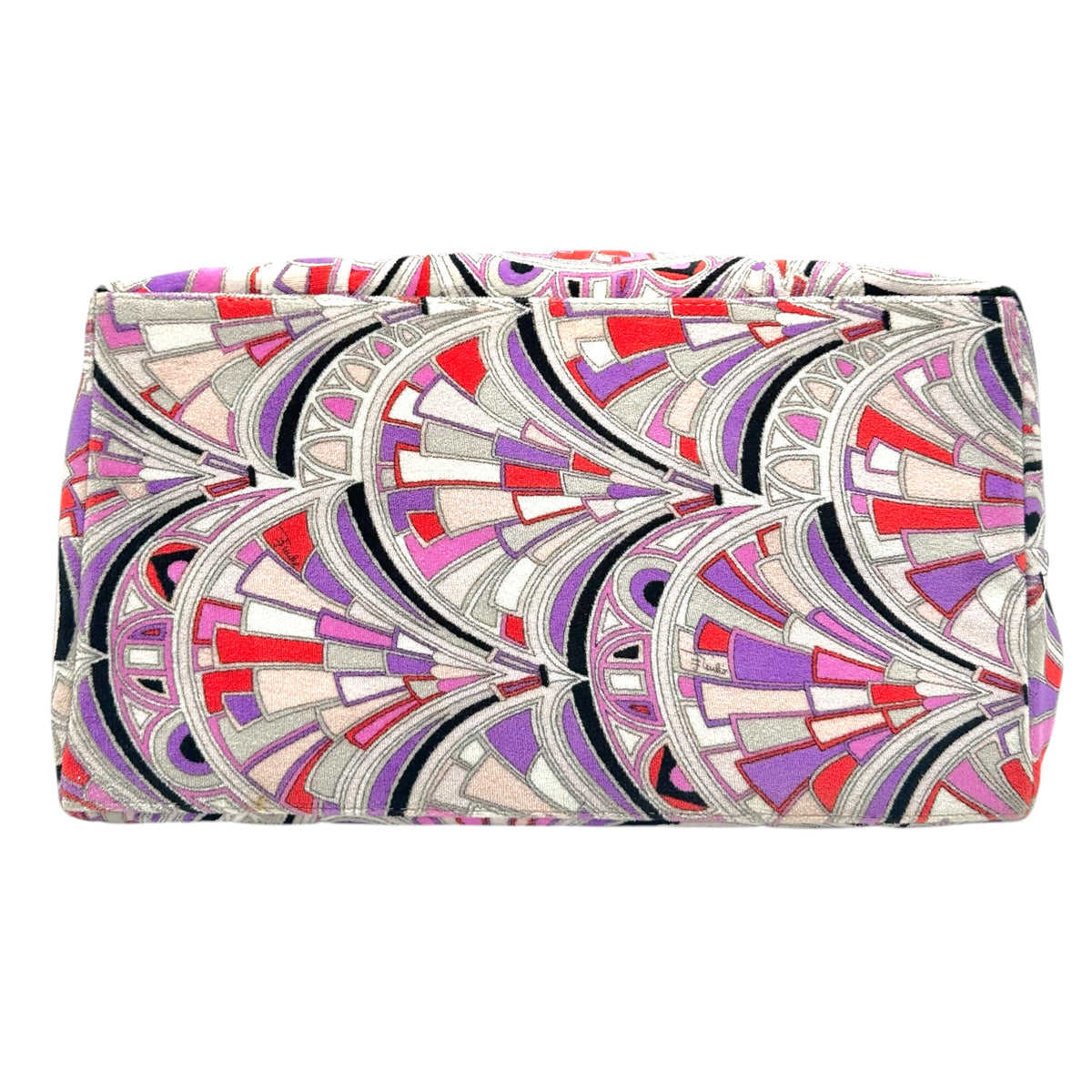 Emilio Pucci Pink & Purple Printed Loop Terry Tote Bag