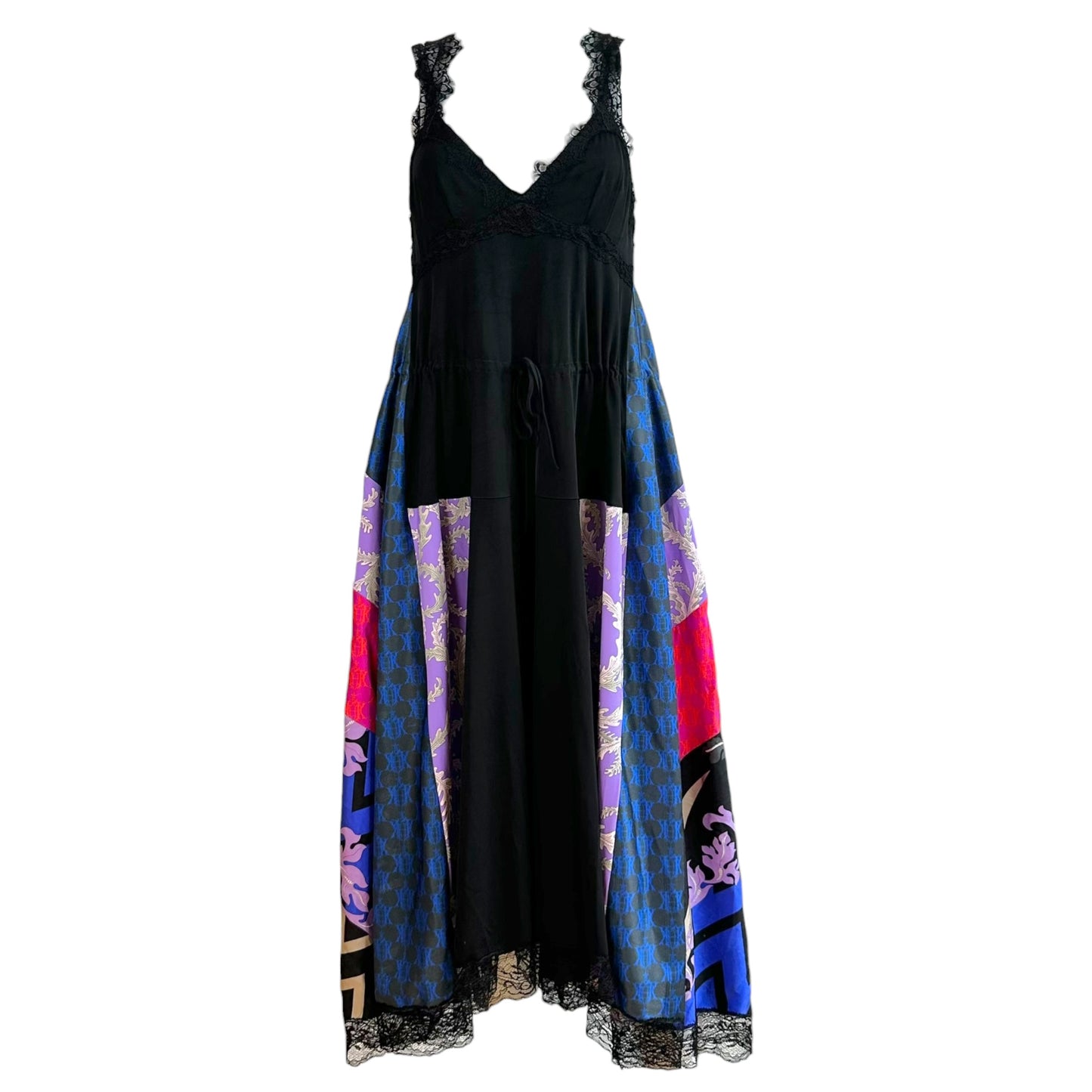 Emilio Pucci x Koché Patchwork Silk Maxi Dress