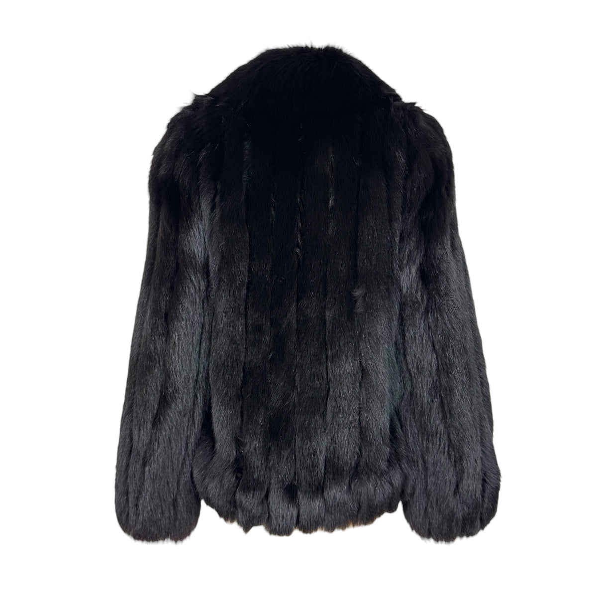 Jindo Black Fox Fur Cinched Wrist Coat