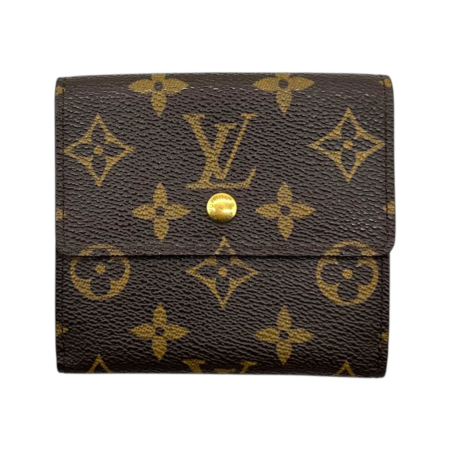 Louis Vuitton Classic Monogram Change Purse Snap Bi-Fold Wallet
