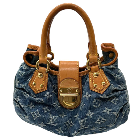 Louis Vuitton Blue Denim Mini Pleaty Bag