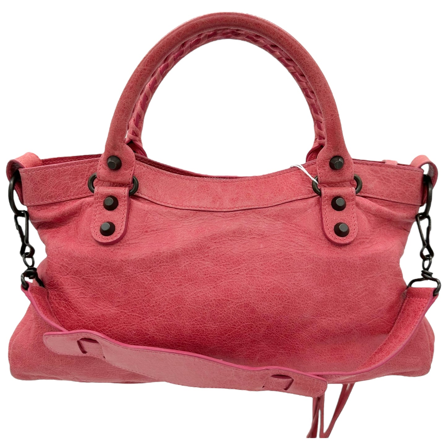 Balenciaga Pink Leather City Bag