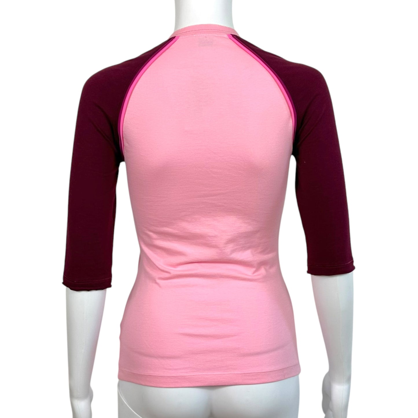 D&G Dolce & Gabbana Beachwear Pink Hibiscus Logo 1/2 Sleeve T-Shirt