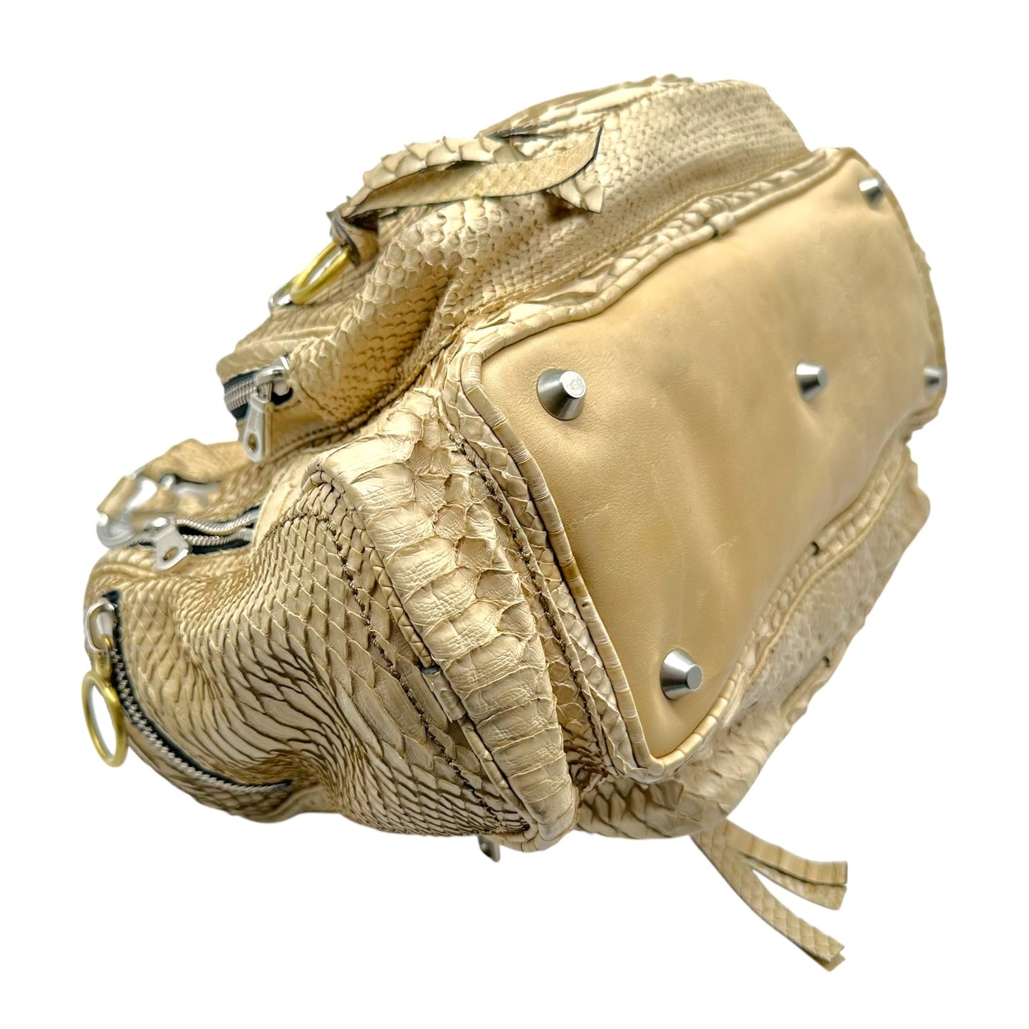 Chloe Ivory Python & Chain Link Large Betty Bag RARE