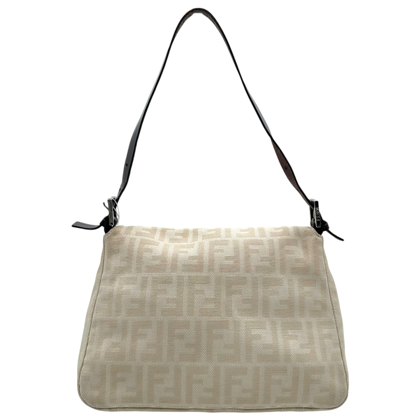 Fendi Ivory Zucca Monogram Mama Baguette Bag - Outfit Repeater