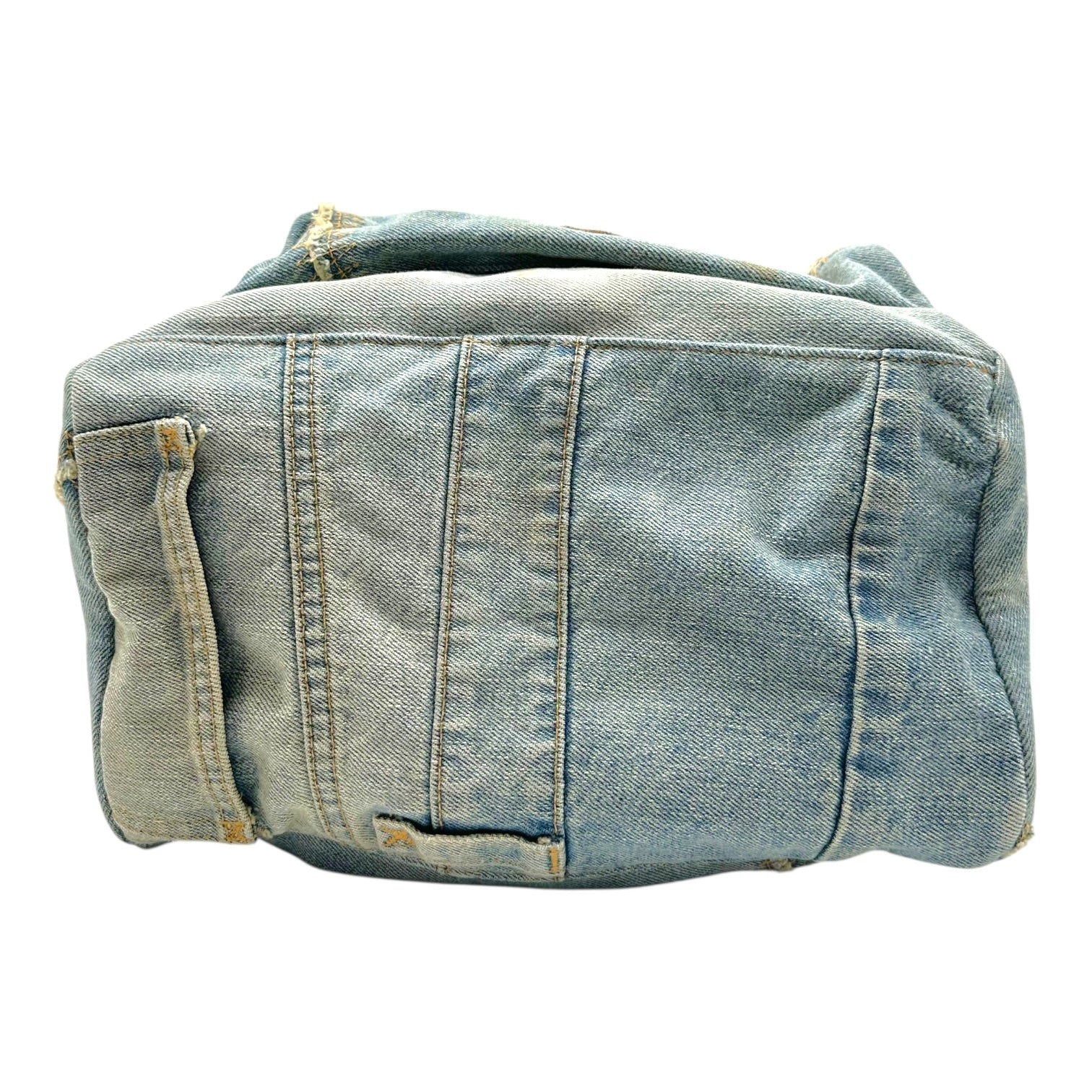 Dolce & Gabbana Denim Studded Backpack Bag
