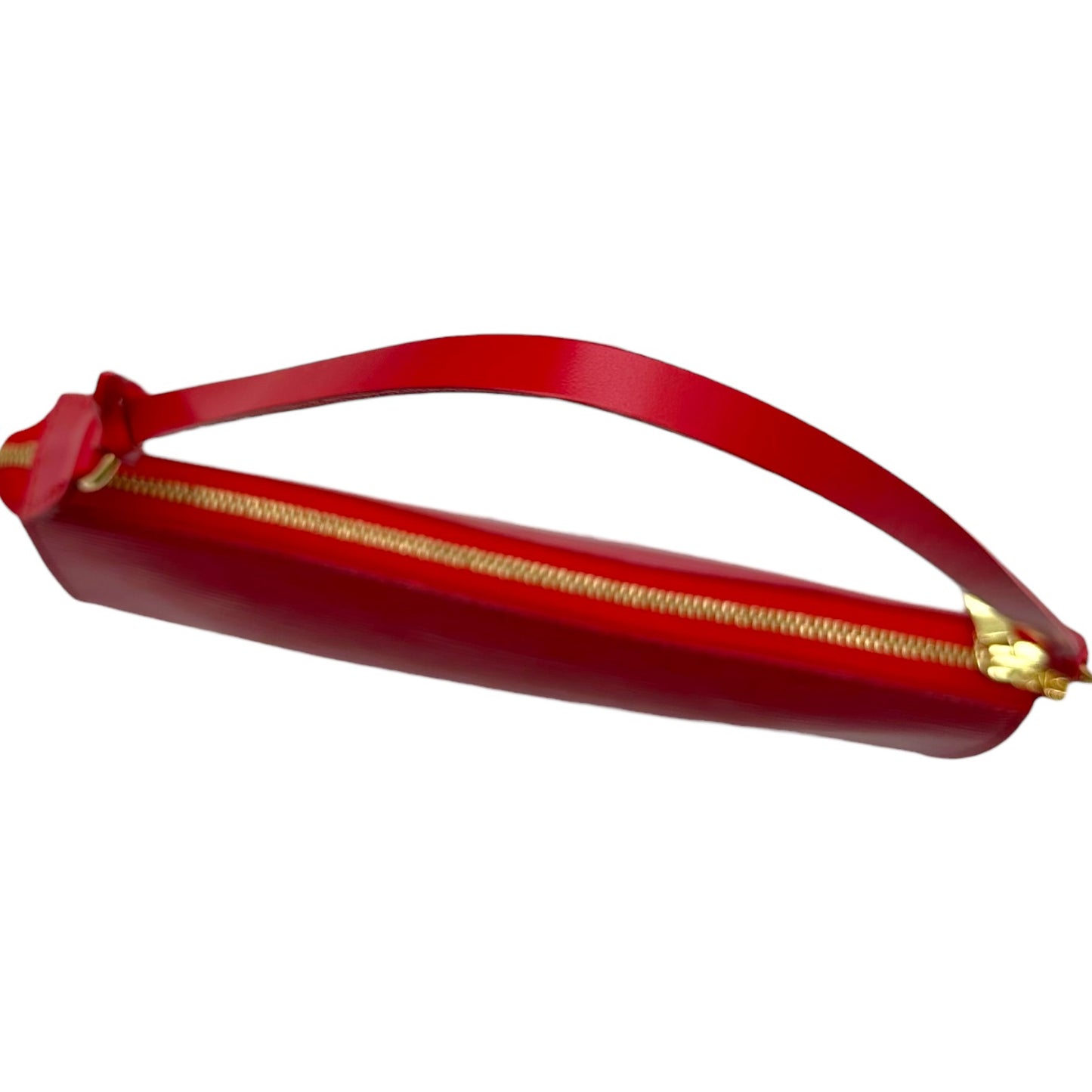 Louis Vuitton Red Epi Leather Pochette Mini Bag