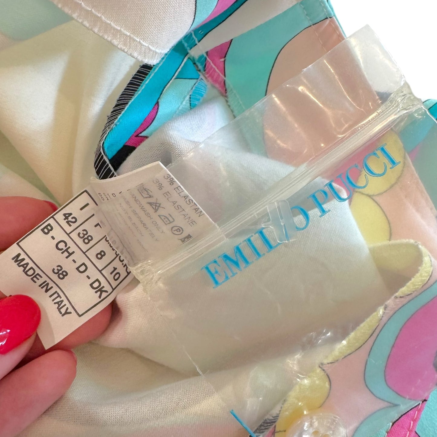 Emilio Pucci Multicolor Printed Capri Pants