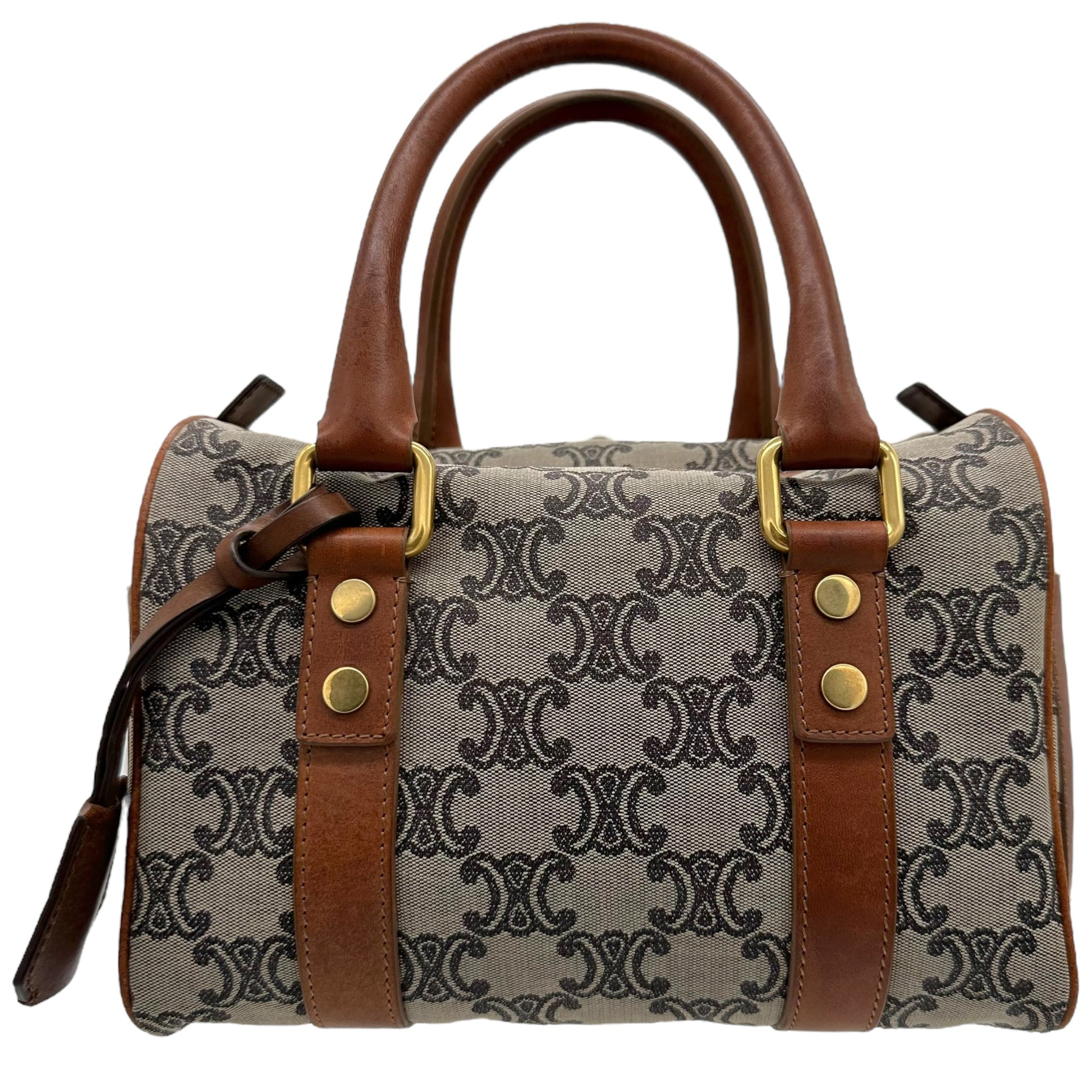 Celine Triomphe Monogram Mini Boston Bag - Outfit Repeater