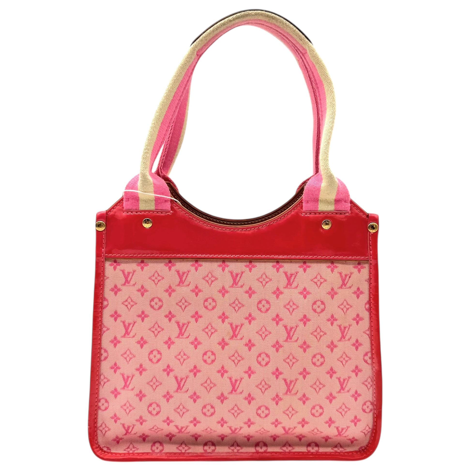 Louis Vuitton Hot Pink Lin Monogram Mini Sac Bag - Outfit Repeater