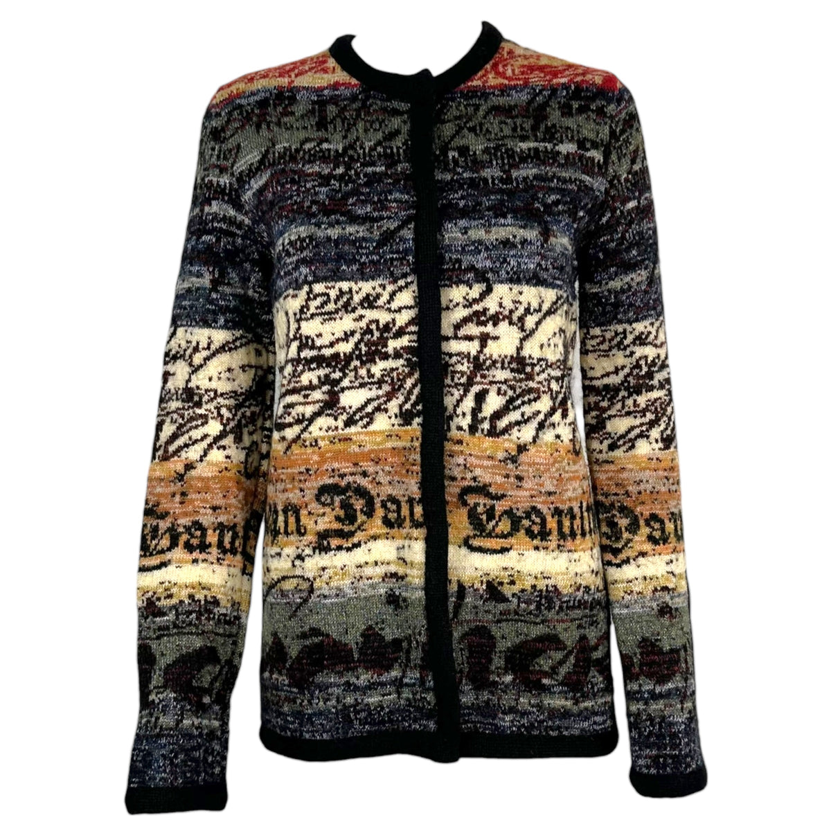 Jean Paul Gaultier Multicolor Knit Cardigan