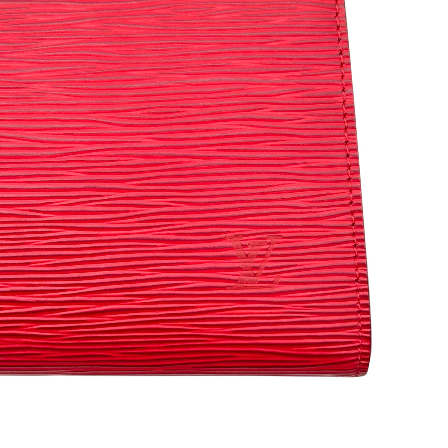 Louis Vuitton Red Epi Leather Pochette Bag