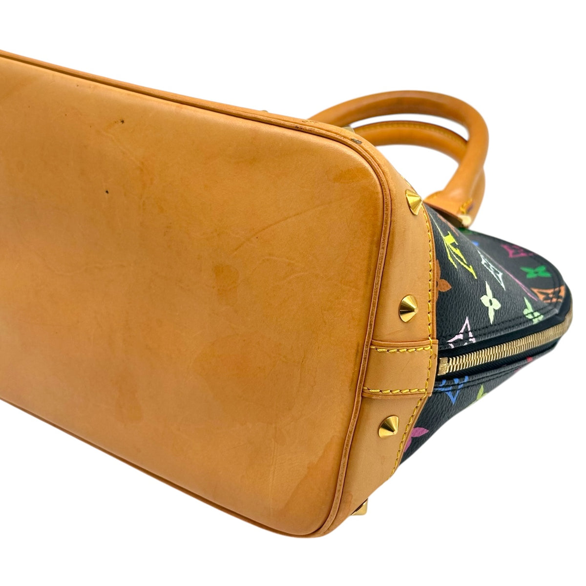 Louis Vuitton Black Multicolor Alma PM Bag