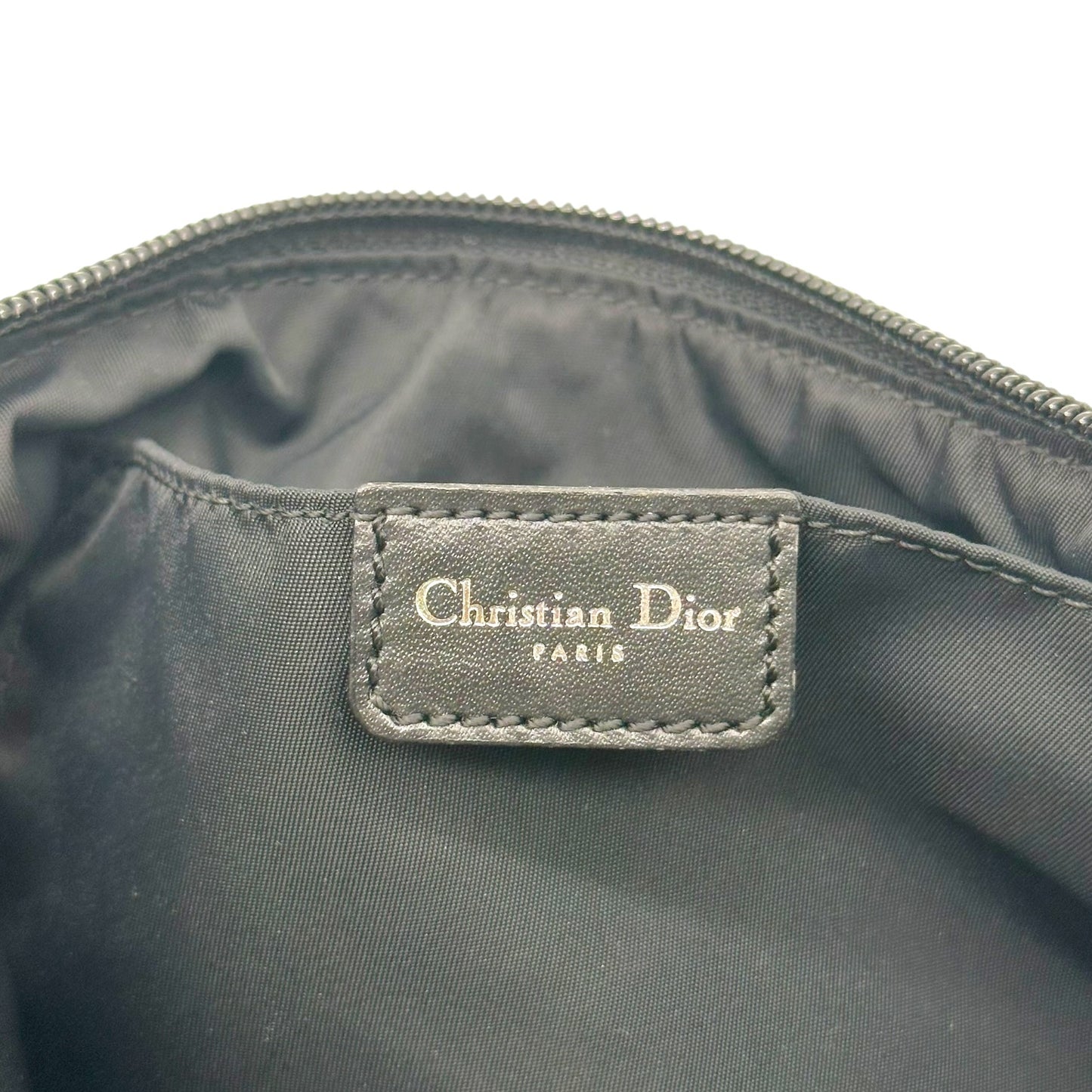 Christian Dior Shoulder Bag Black Trotter Monogram