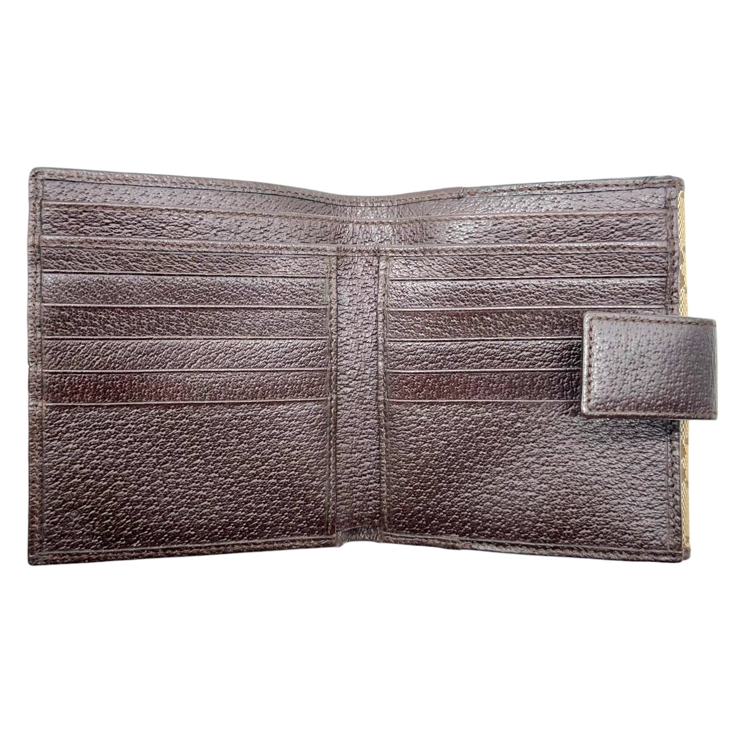 Gucci Bi-Fold Wallet Brown Monogram Canvas