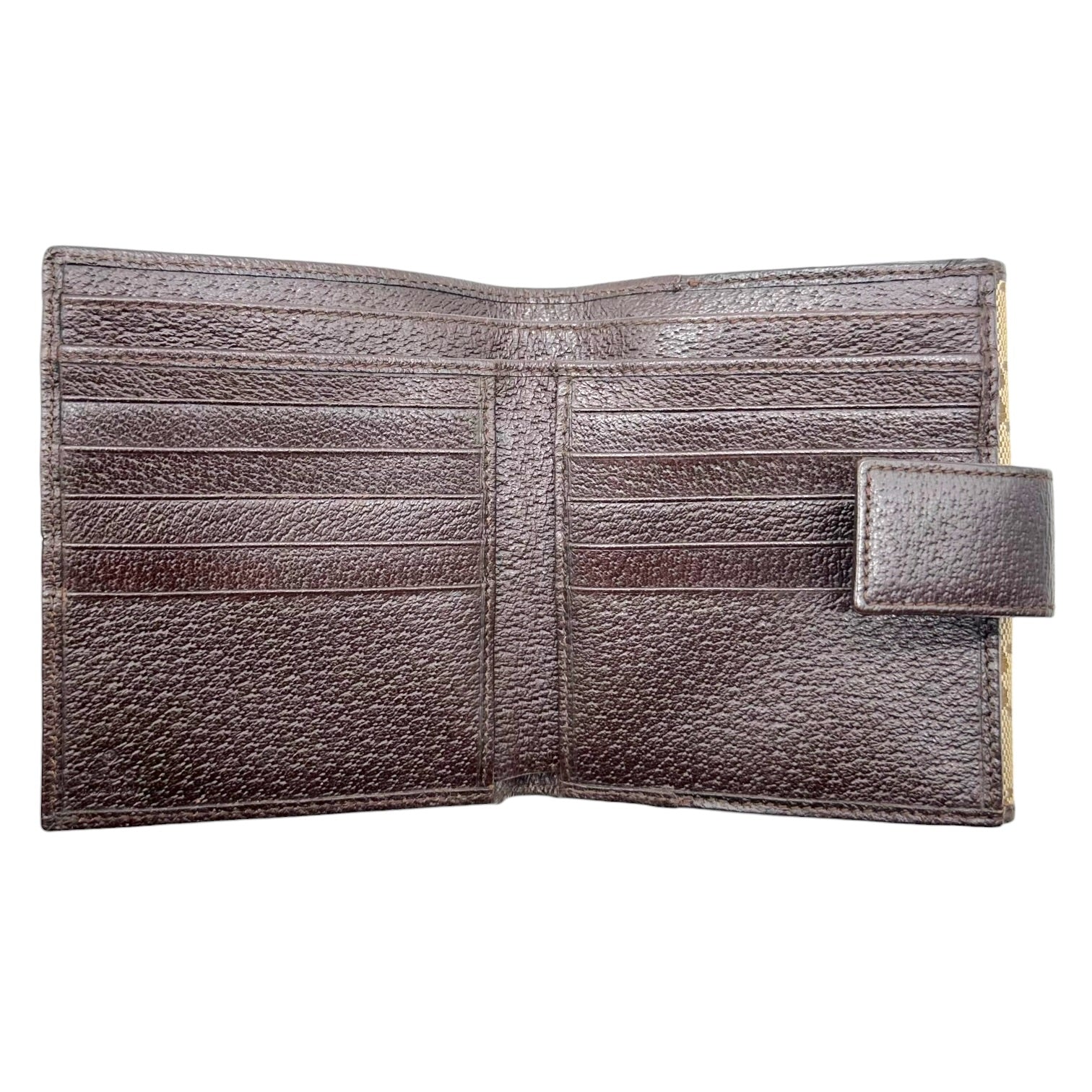 Gucci Bi-Fold Wallet Brown Monogram Canvas