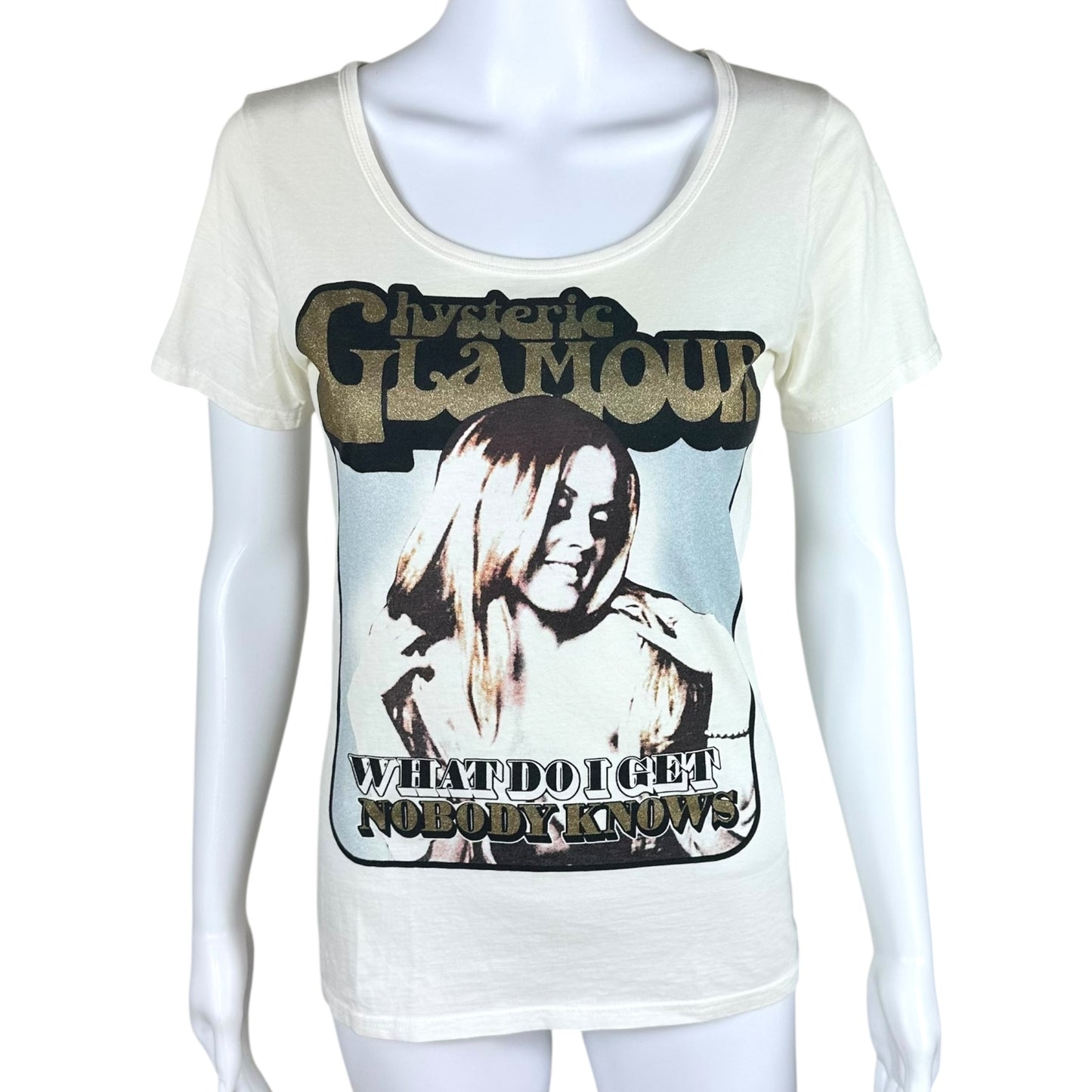 Hysteric Glamour Meet the Creeper White T-shirt