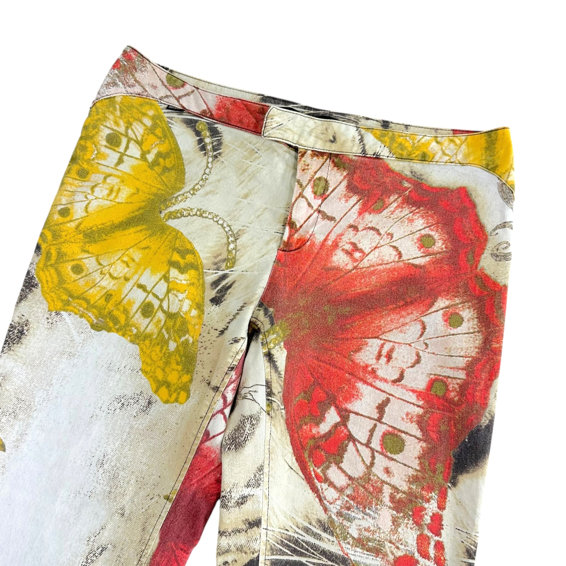 Just Cavalli Roberto Cavalli Butterfly Print Jeans - Outfit Repeater
