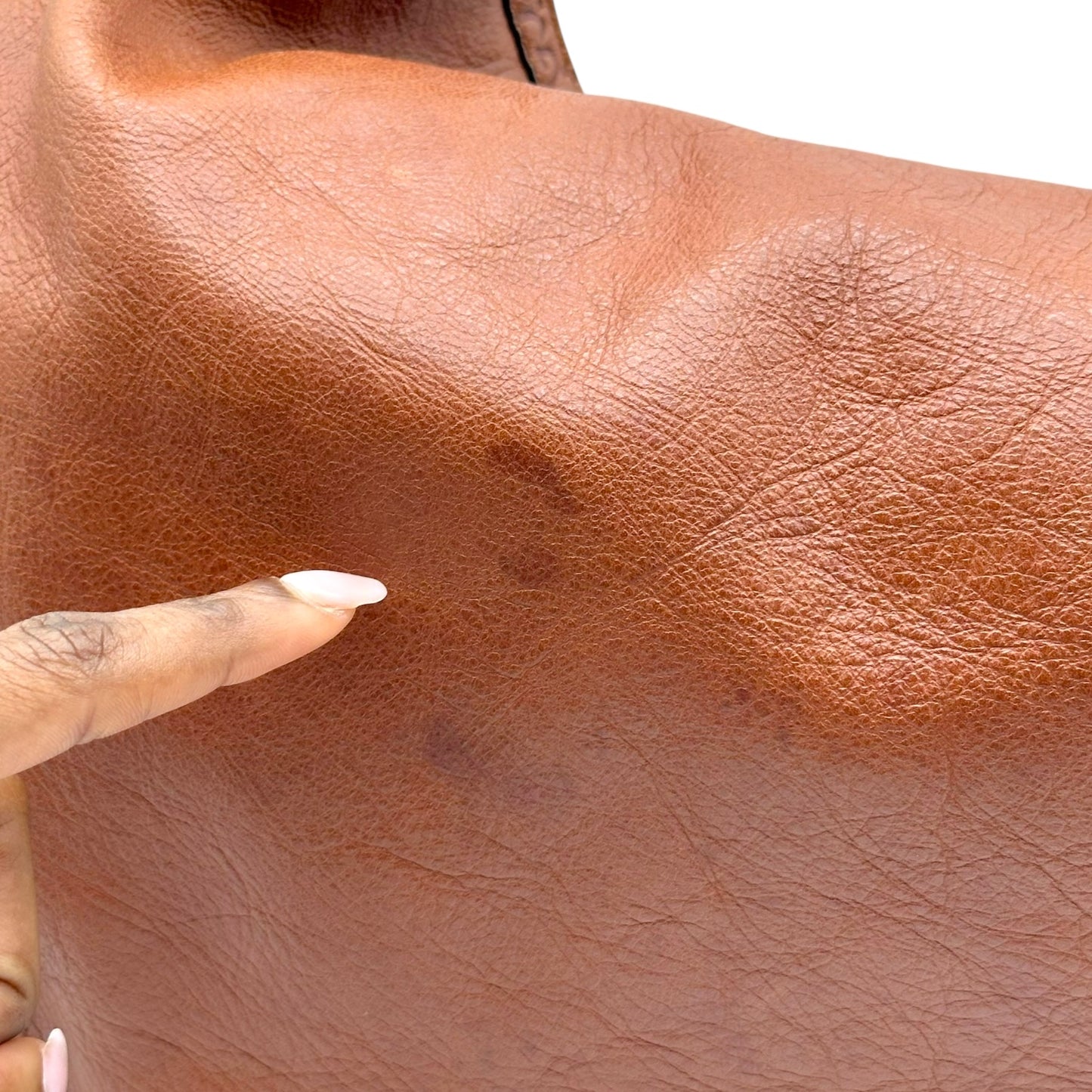 Gucci Brown Leather Guccissima Monogram Indy 2-Way Bag