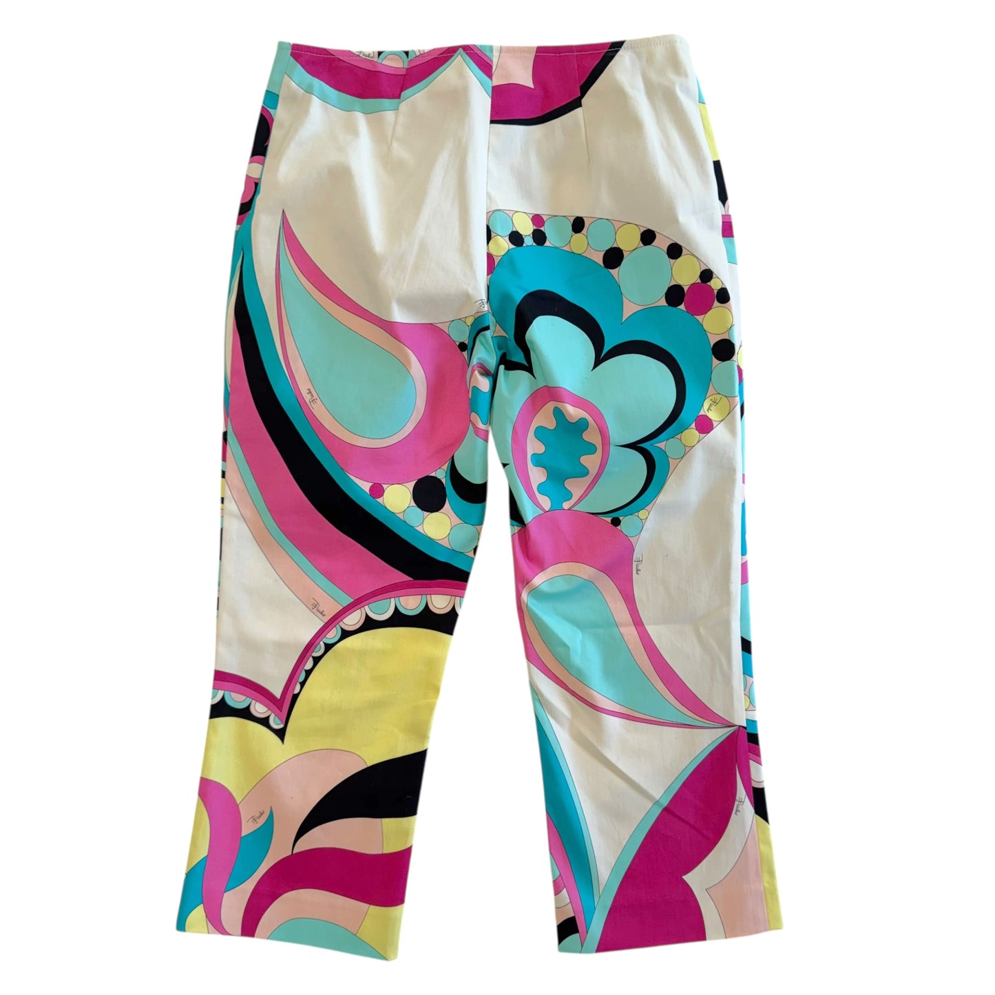 Emilio Pucci Multicolor Printed Capri Pants