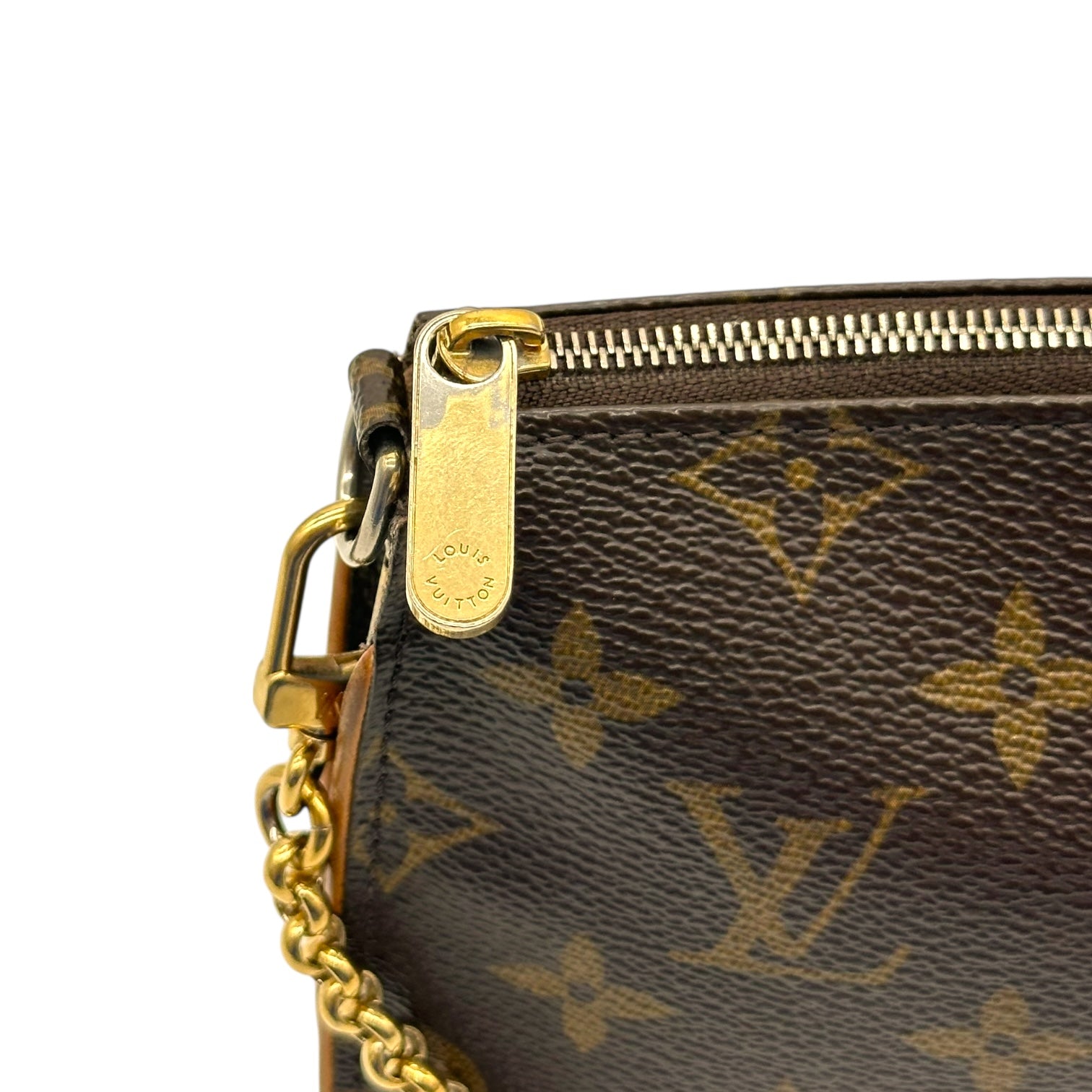 Louis Vuitton Classic Monogram Sophie Chain Strap Pochette Bag - Outfit Repeater
