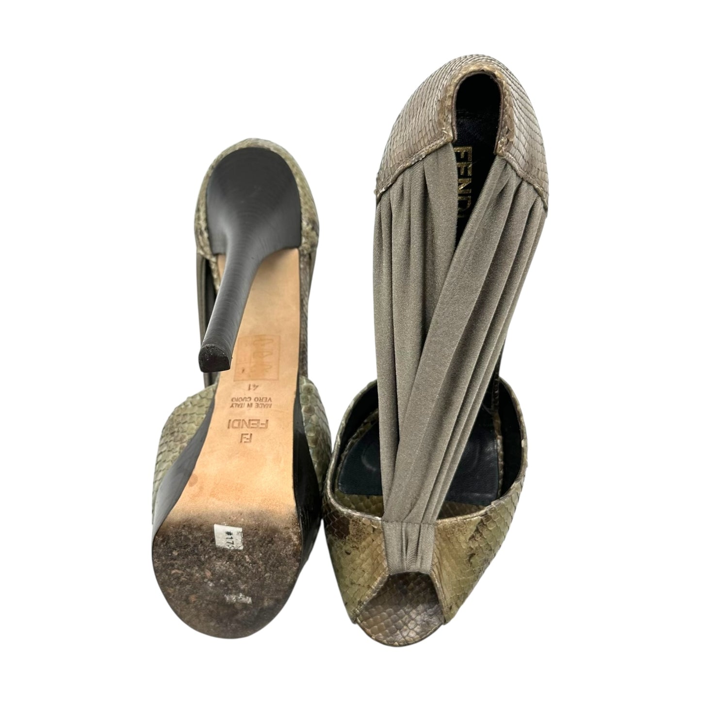 Fendi S/S 2010 Python High Heels
