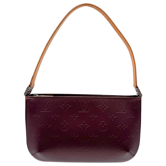 Louis Vuitton Burgundy Matte Monogram Fowler Pochette