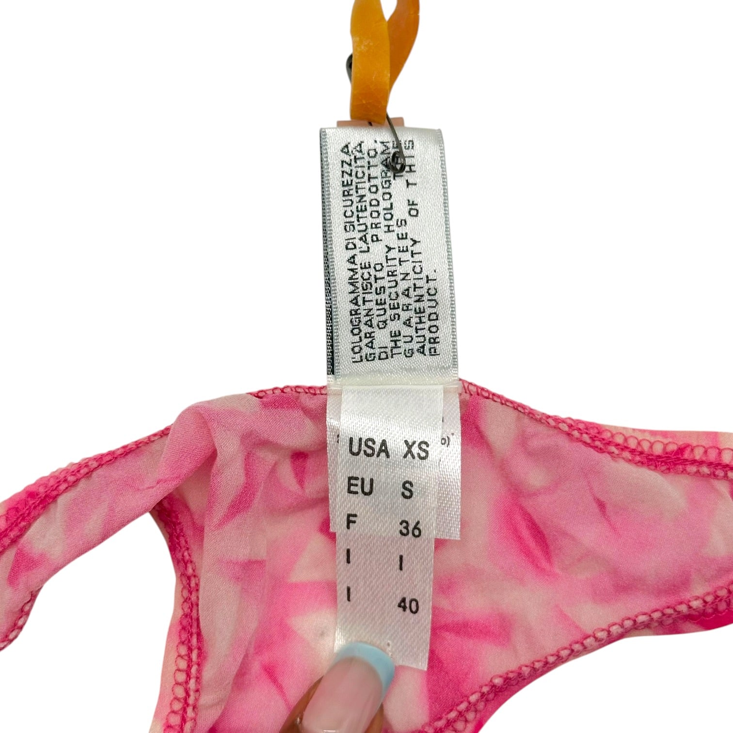 John Galliano Pink Lingerie Bra And Thong Set XS